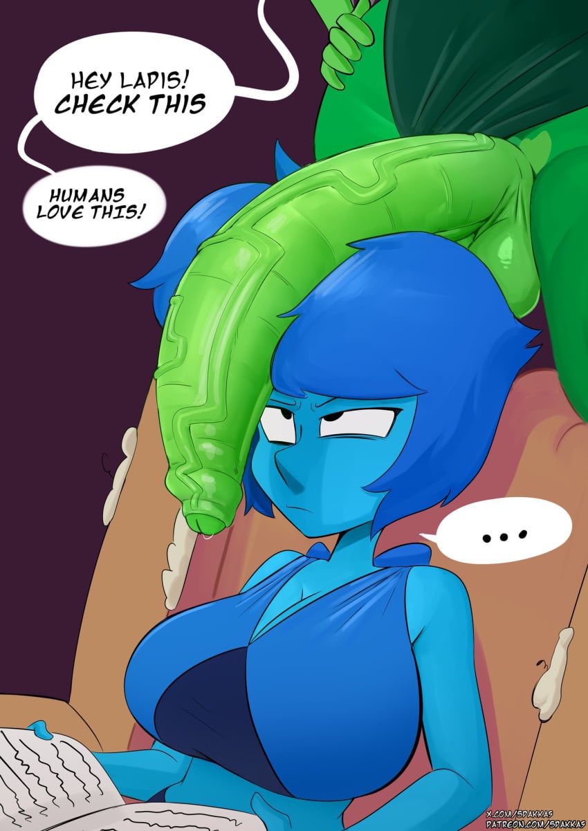 Gem & Lapis Lazuli (Cartoon Network) Cartoon Porn – Annoyed – Big Bre…