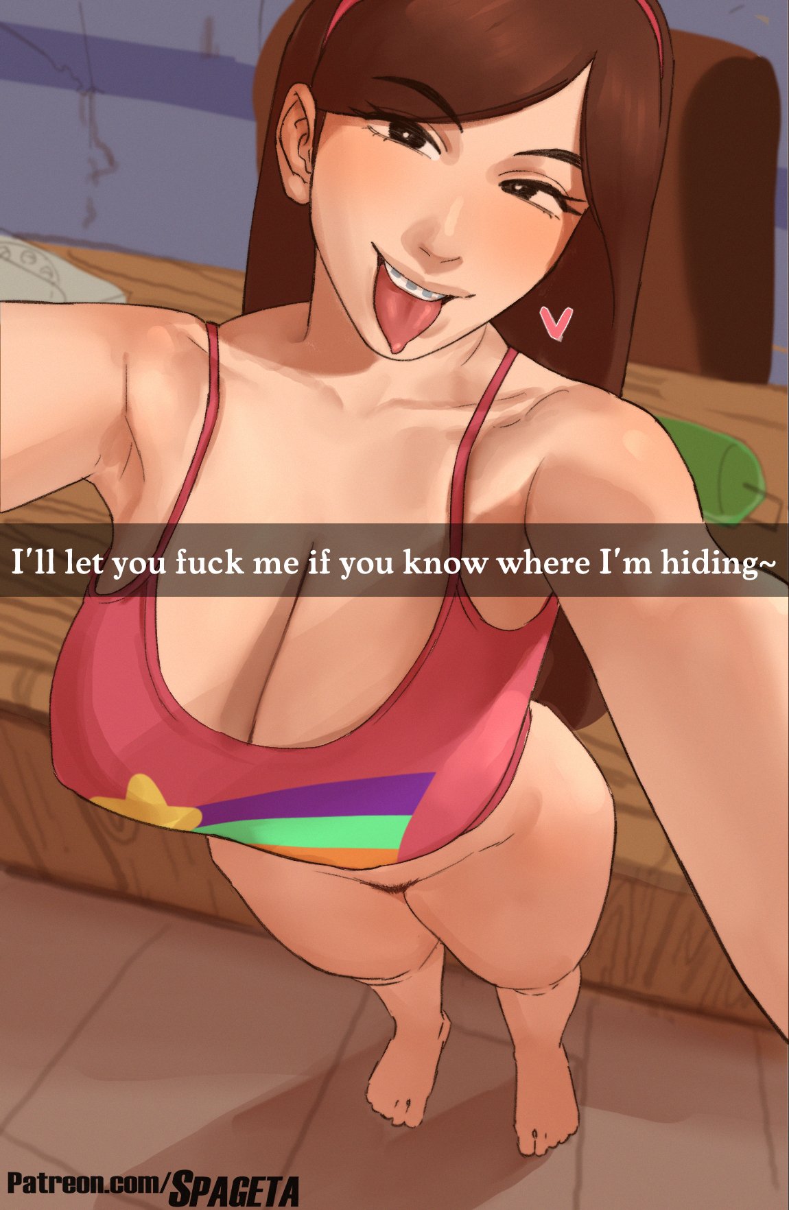 Mabel Pines (Disney) Cartoon Porn – Aged Up – Barefoot
