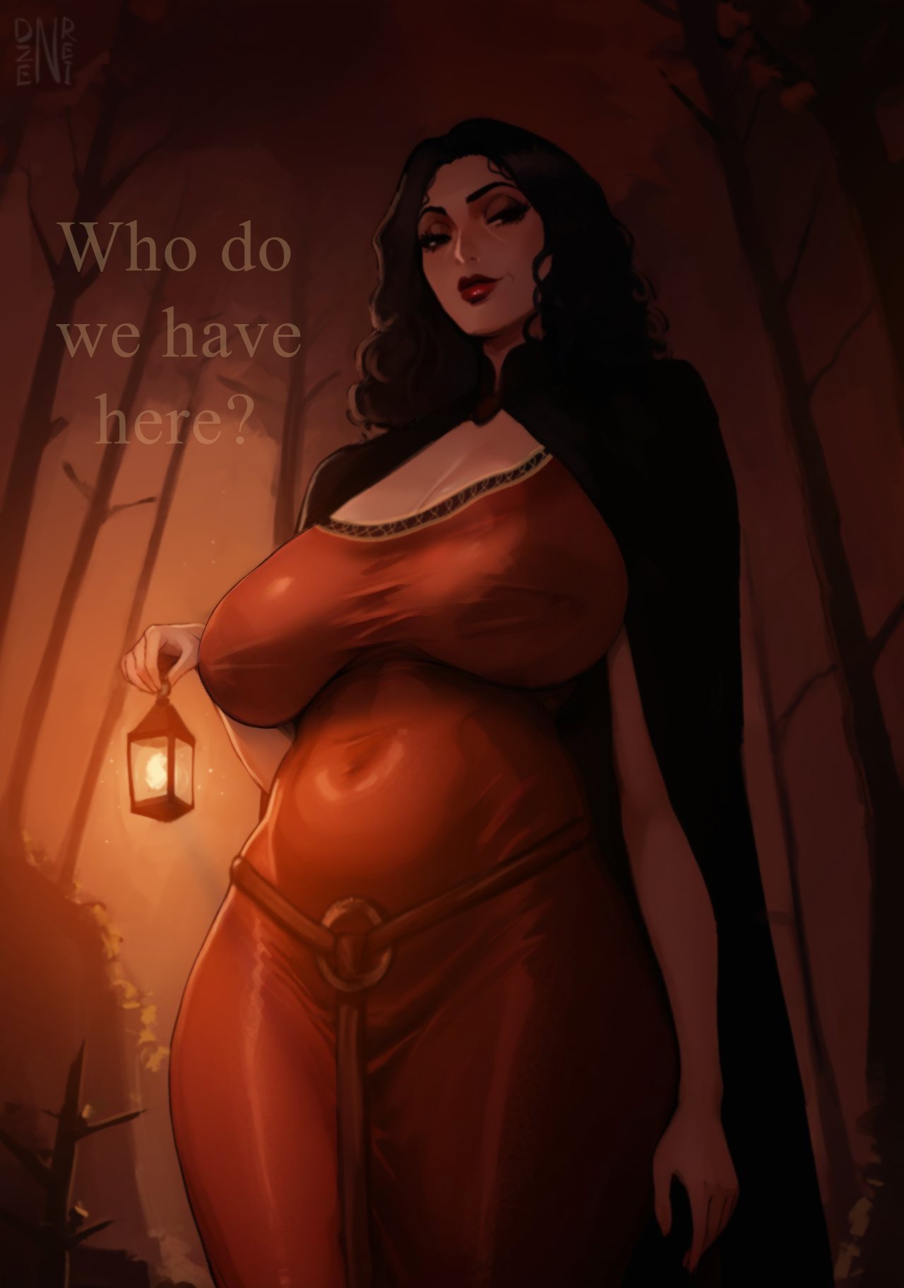 Mother Gothel (Disney) Cartoon Porn – Belly – Belly Button