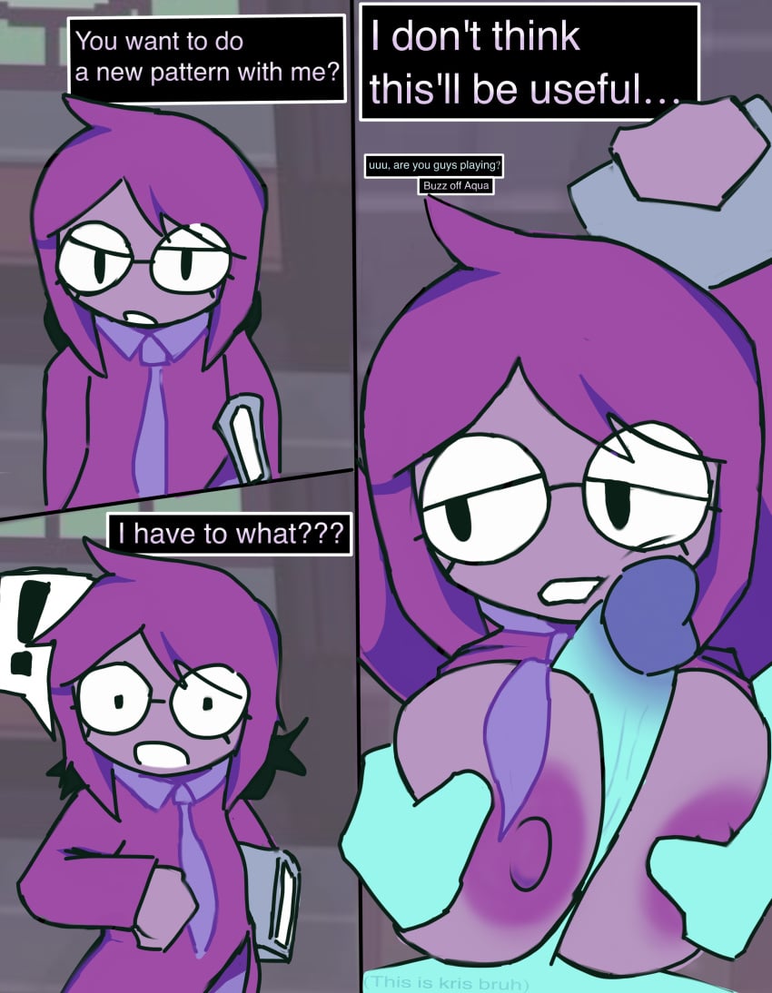 Kris & Seth (Deltarune) Rule 34 – Black Eyes