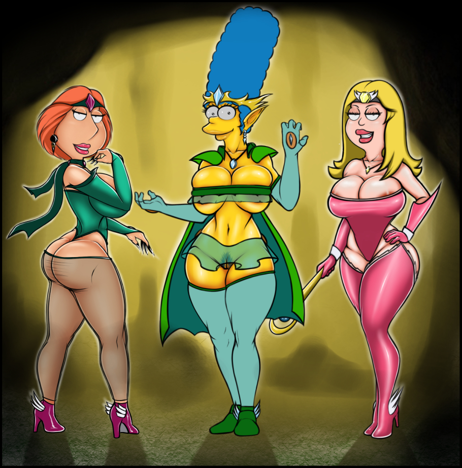 Francine Smith & Lois Griffin (20th Century Studios) Cartoon Porn