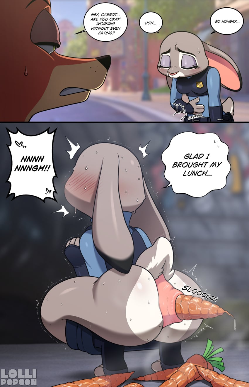 Judy Hopps & Nick Wilde (Disney) Cartoon Porn – Anal Expulsion