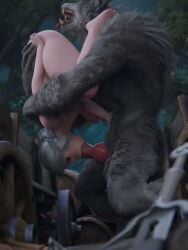 Ciri (The Witcher) Cartoon Porn Video – Anthro – Anthro On Human