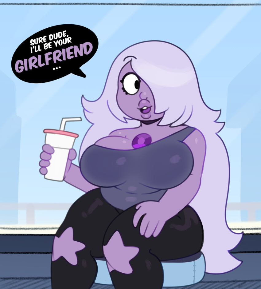 Amethyst & Gem (Cartoon Network) Cartoon Porn – Anthro – Big Breasts
