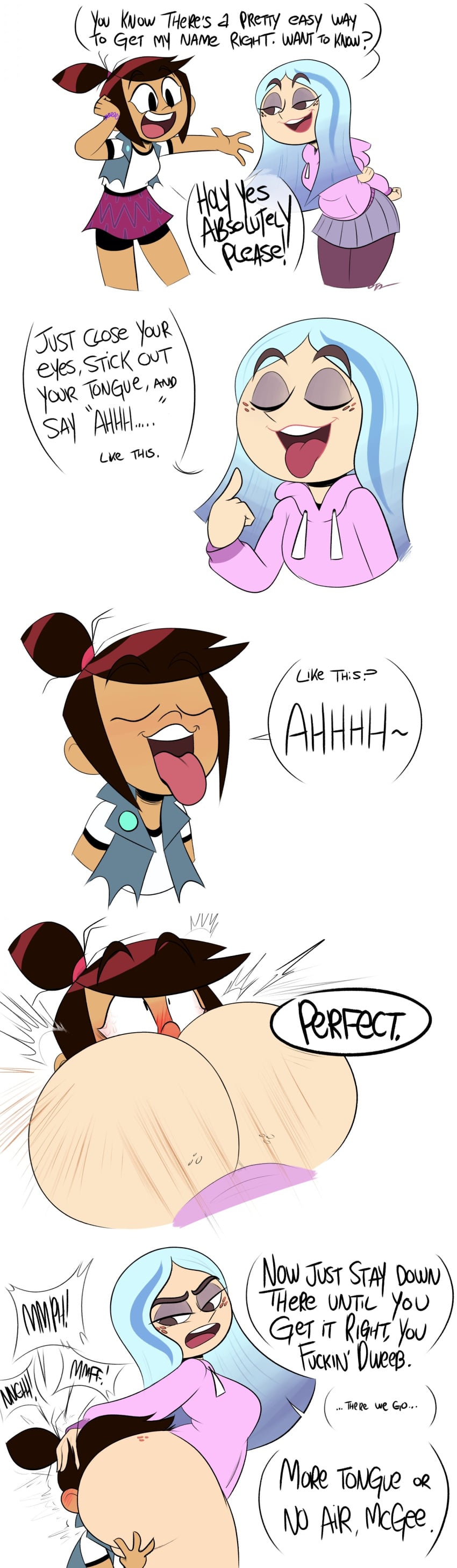 Andrea Davenport & Molly Mcgee (Disney) Cartoon Porn – Aged Up
