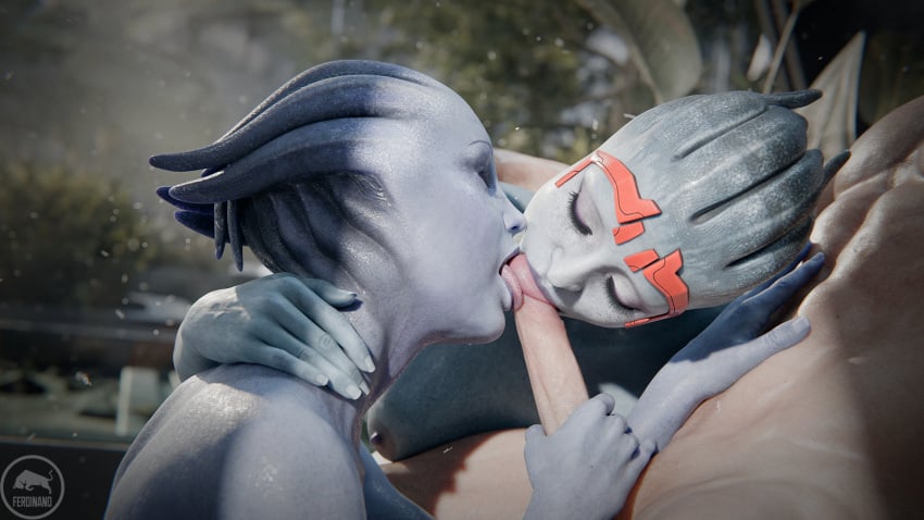 Liara T'soni & Samara (Bioware) Rule 34 – Alien