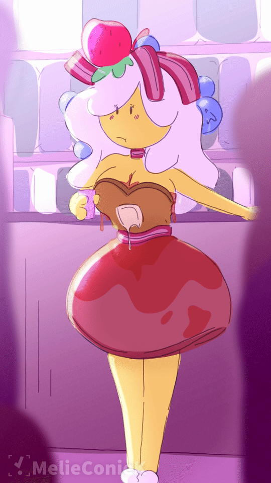 Breakfast Princess (Adventure Time) Cartoon Porn GIF – Big Breasts