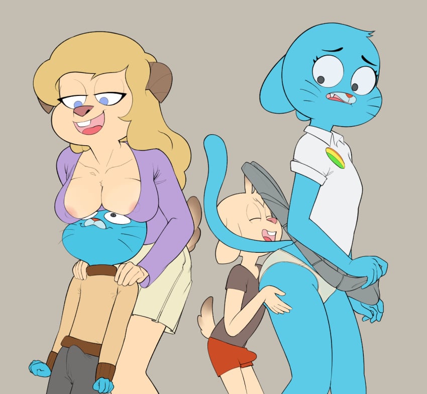 Chi Chi's Mom & Gumball Watterson (Cartoon Network) Cartoon Porn