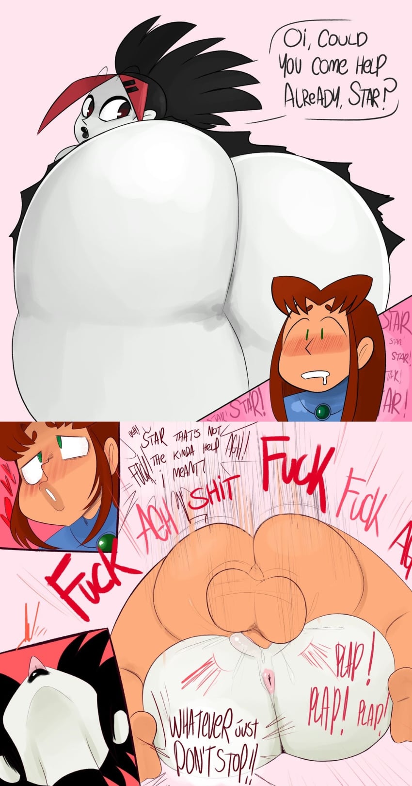 Argent & Koriand'r (Cartoon Network) Cartoon Porn – Ahe Gao