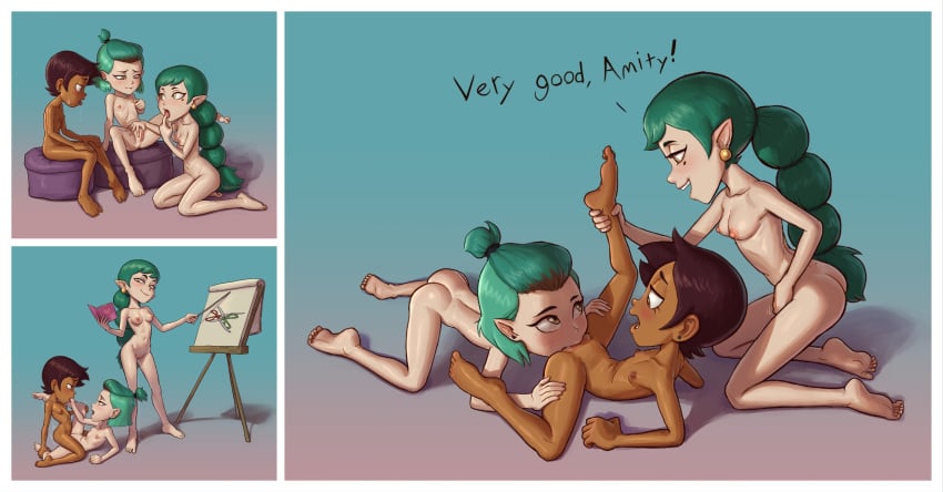 Amity Blight & Emira Blight (Disney) Cartoon Porn – Barefoot – Book