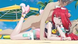 Ukinami Yuzuha & Ukinami Yuzuha (Hoyoverse) Cartoon Porn Video