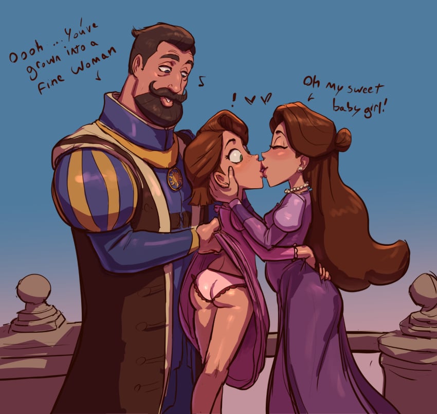 King Frederic & Queen Arianna (Disney) Cartoon Porn – Ass – Bisexual