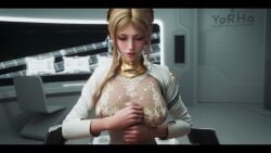 Commander White & Yorha Commander (Nier) Cartoon Porn Video – Cum