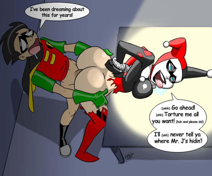 Dick Grayson & Harley Quinn (Batman: The Animated Series) Cartoon Porn