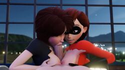 Cass Hamada & Elastigirl (Big Hero 6) Cartoon Porn Video – Athletic