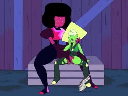 Garnet & Peridot (Cartoon Network) Cartoon Porn Video – Big Dom Small…