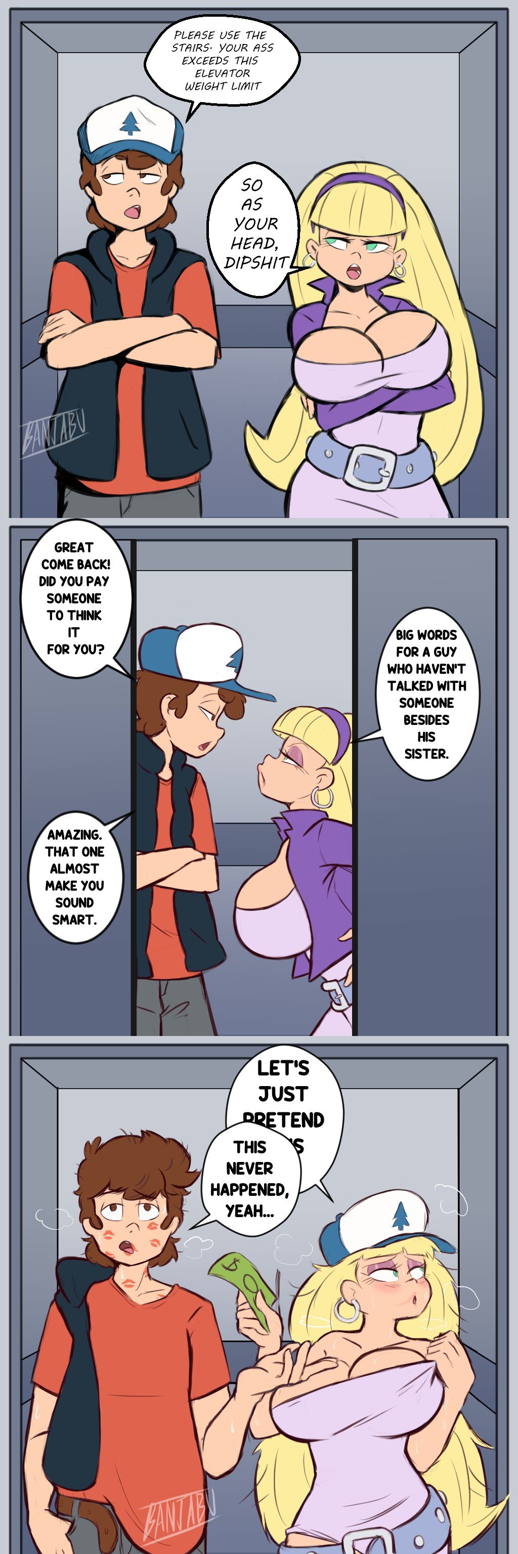 Dipper Pines & Pacifica Northwest (Disney) Cartoon Porn – After Sex –…