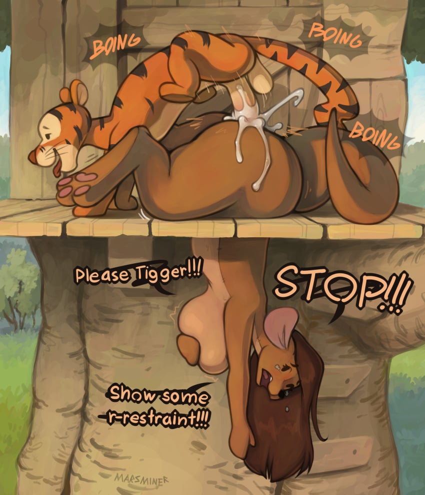 Kanga & Tigger (Disney) Cartoon Porn – Anthro – Begging