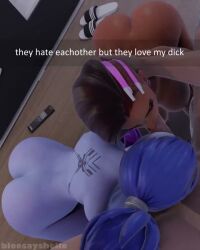 Sombra & Widowmaker (Overwatch) Cartoon Porn Video – Ass – Bending Fo…