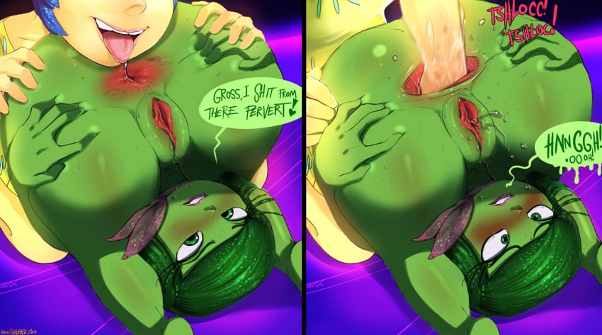 Disgust & Joy (Disney) Cartoon Porn – Anal Fisting – Anilingus