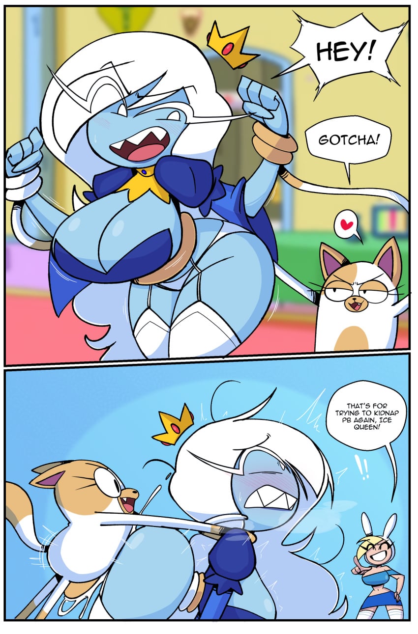Cake The Cat & Fionna The Human Girl (Adventure Time) Cartoon Porn