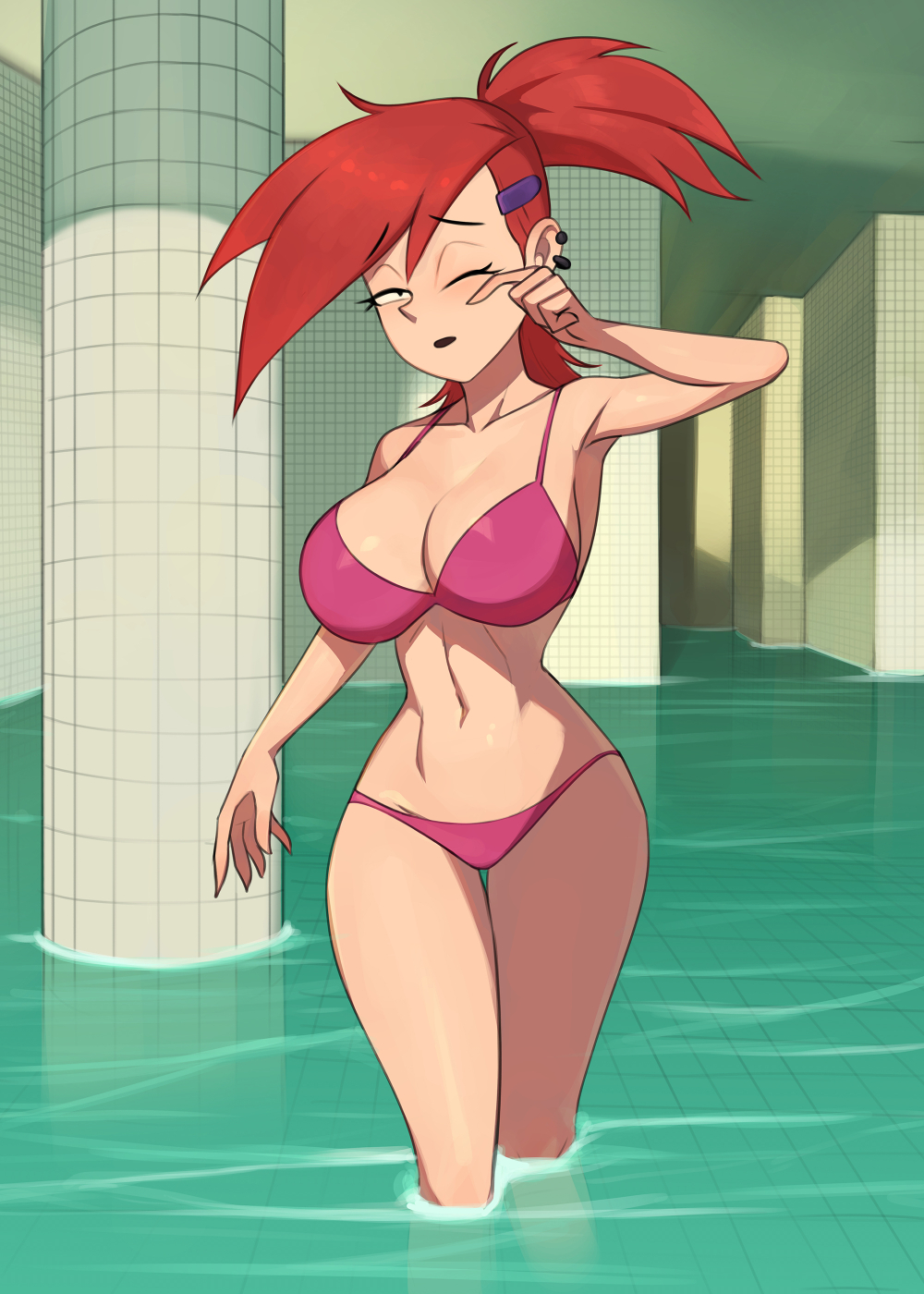 Frankie Foster (Backrooms) Cartoon Porn – Big Breasts – Bikini