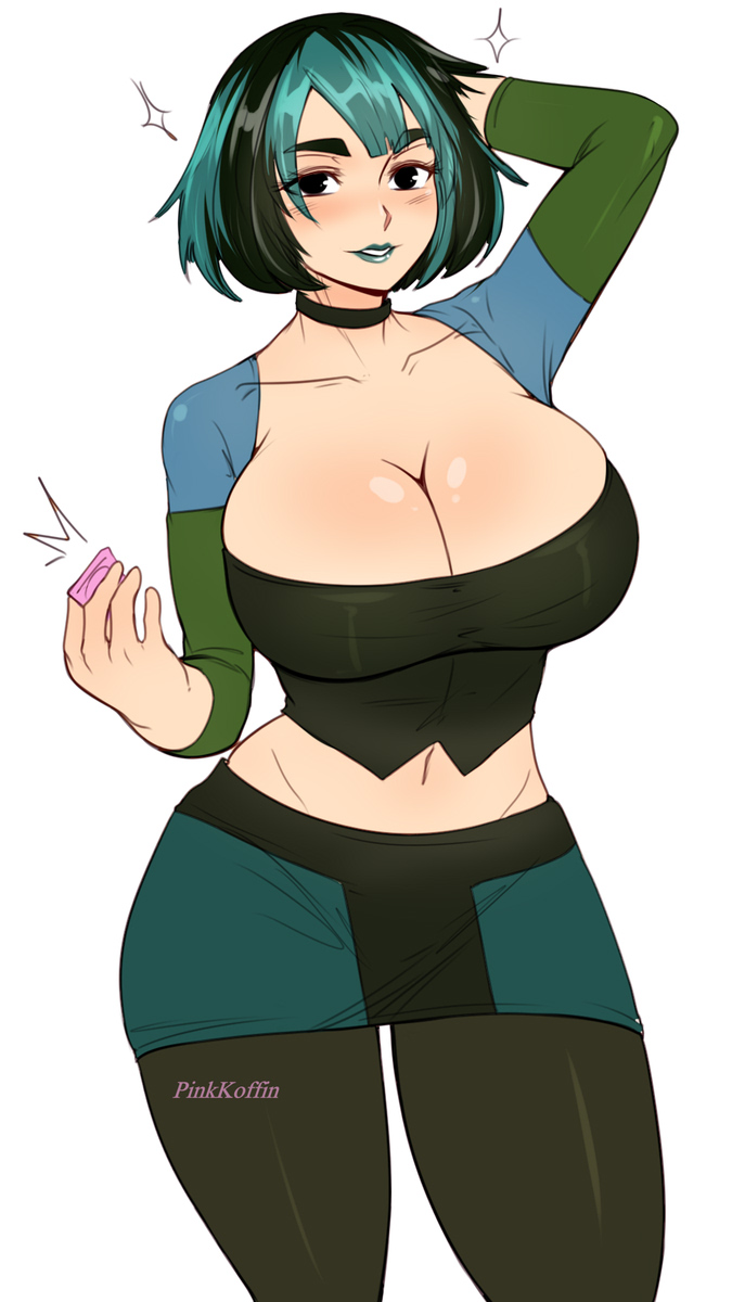 Gwen (Cartoon Network) Cartoon Porn – Big Breasts – Black Hair